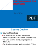 Computer Programming For Engineers