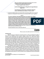 Classification of Laterite Nickel Resources Using The Average Distance Approach