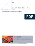 Modeling and Resource Classification Lateritic Nickel Deposits On A Heterogeneous Block in The Haul-Sagu Area Using Estimation and Simulation Geostatistical Method