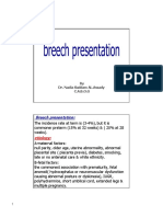 Breech Presentation:: Etiology