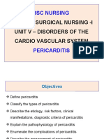 BSC Nursing: Medical Surgical Nursing - I Unit V - Disorders of The Cardio Vascular System