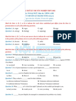 Chang English - 10 Đề Thi Thử Bám Sát Đề Thi Minh Họa Năm 2022 (File Có Lời Giải)