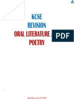 Oral Literature