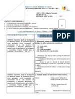 Examen Quimestral 9no