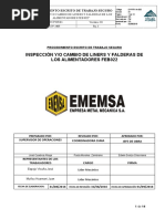 E-ppry-An 005 Inspección Y-O Cambio de Liners y Falderas de Los Alimentadores Feb022