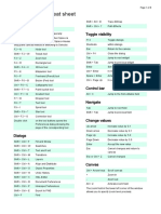 Inkscape Cheat Sheet: Tools