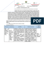 Ficha de Trabajo - CyT - 4º Grado