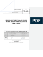 PTS Montaje Equipos de Impulsión de Agua Potable MCF