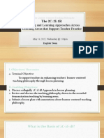 The 2C-2I-1R: Teaching and Learning Approaches Across Learning Areas That Support Teacher Practice