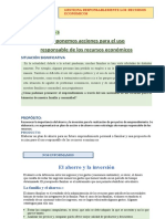 Gestiona Responsablemente Los Recursos Económicos