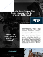 Planificación de Cartera en Ciba - Geigy y La Propuesta de Inversión de Newport