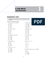 1 - Operations With Whole 1 Numbers and Decimals