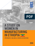 A Study On Women in Manufacturing in Ethiopia