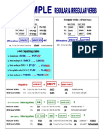 Past Simple Regular Irregular Verbs - 61136