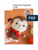 Paso A Paso Lindo Mono Amigurumi PDF Patron Gratis