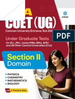 Arihant NTA CUET UG 2022 Section 2 Domain (Science)