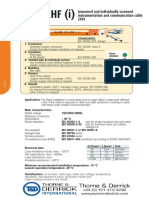 RFE-FRHF (I) : Armoured and Individually Screened Instrumentation and Communication Cable 250V