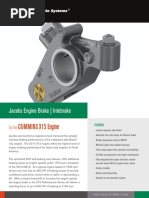 CUMMINS X15 Engine: Jacobs Engine Brake - Intebrake