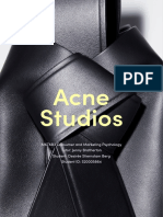 EC S20005864 Assessment 3 Acne Studios