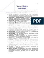 Teoria Clássica Da Administração Fayol