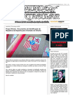 Mundo Tentacular - Props Oficiais - Documentos de Identificação Da República Da Espanha para Chamado de Cthulhu