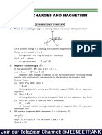 Moving Charges and Magnetism