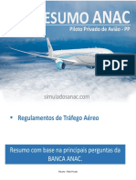 Resumo ANAC Piloto Privado de Avião DEMO