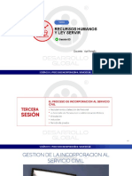 Recursos Humanos y La Ley Servir - Sesión 3