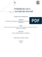 Informe Estructuras Departamentales