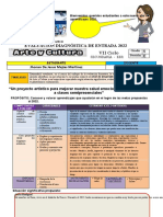 Eva. Diag. ARTE Y CULTURA 3° Sec. 2022