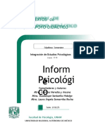 Informe Psicologico Libro UNAM PDF