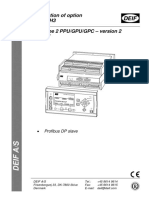 Description of Option Option H3: Profibus DP Slave