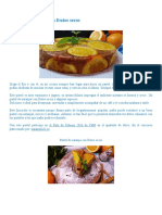 Pastel de Naranjas Con Frutos Secos