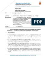 Informe #-2022 - Conformidad Valorización Enero - Item 10