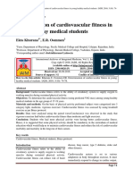 Determination of Cardiovascular Fitness in Young Healthy Medical Students