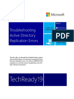 Troubleshooting Active Directory Replication Errors