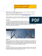 Duelo Por Suicidio en La Vejez - El Anciano Ante El Suicidio