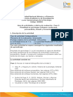 Guía de Actividades y Rúbrica de Evaluación - Fase 3 - Pluralidad en Psicología Enfoques Conductual, Psicoanálisis, Gestalt y Humanismo