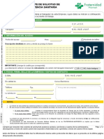 Volante de Solicitud de Asistencia