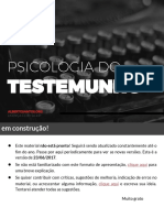 Psicologia Do Testemunho