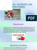 1er. GRUPO DIETA PARA PACIENTES HIPERTENSOS