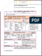 1º y 2°sesión de Aprendizaje #1