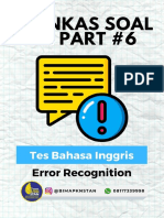 Latihan Soal TBI Error Recognition Part 6