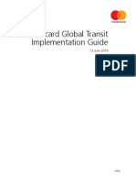 Mastercard Global Transit Implementation Guide: 13 June 2019