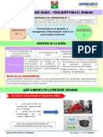 I EXPERIENCIA DE APRENDIZAJE - ACT 1 - 3° y 4° GRADO - SEM 1...