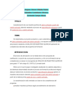 Pruebas Quimicas y Fisicas para La Realizacion Del Producto