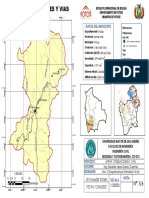 Mapa 1 - Poblaciones y Vias