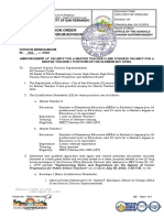 Division Order/ Memorandum/Advisory: Division of City of San Fernando