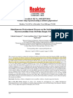 Yulianti Sampora, Yenni Apriliany Devy, Dewi Sondari, Dan Athanasia Amanda Septevani. 2020. Simultaneous Pretreatment Proce