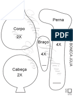 Corpo, Perna, Braço e Cabeça